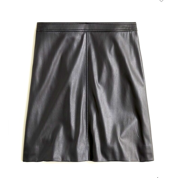 LEATHER MINI J CREW - Picture 1 of 4